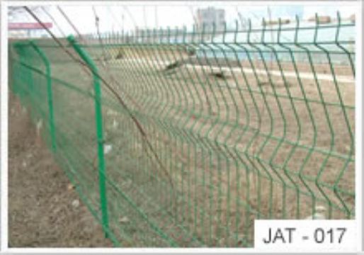 Curvy Wire Mesh Fence